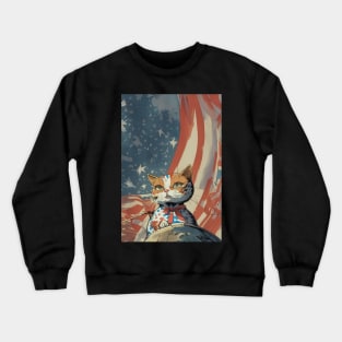 🐈 American cat Crewneck Sweatshirt